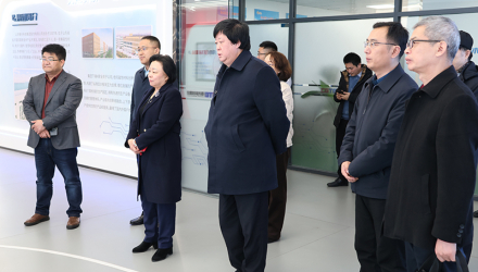 The provincial work team and municipal special team stationed in Linyi City visited Chunguang Technology Group for inspection and research